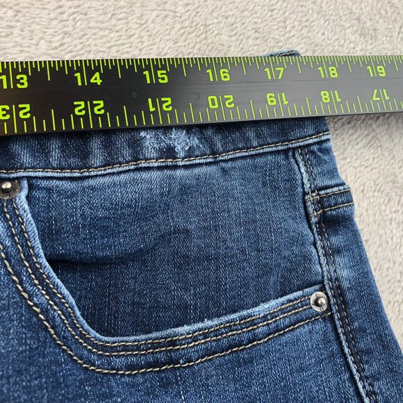Lincoln Outfitters Womens Jeans 16 Blue Denim Stretch Skinny Leg Mid Rise Casual - Picture 5 of 14